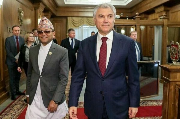 Володин: Россия и Непал реализуют новые форматы межпарламентского сотрудничества Володин: Россия и Непал реализуют новые форматы межпарламентского сотрудничества