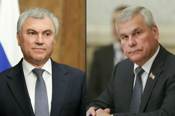 Вячеслав Володин поздравил с днем рождения Владимира Андрейченко Вячеслав Володин поздравил с днем рождения Владимира Андрейченко