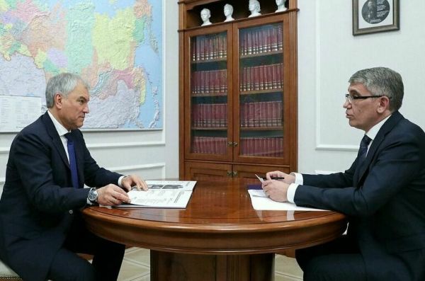 Володин встретился с губернатором Тульской области