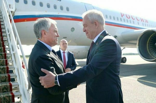 Володин прибыл с рабочим визитом в Брест Володин прибыл с рабочим визитом в Брест